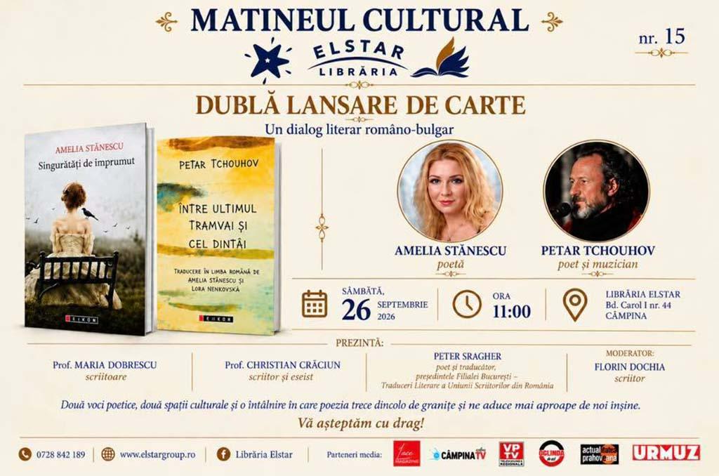 Matineu cultural Elstar. Dialog literar româno-bulgar