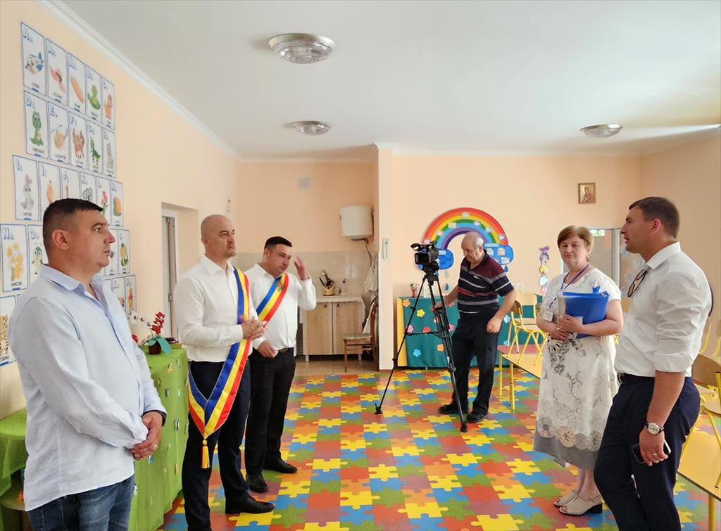 La Cimișlia (Republica Moldova) au fost finalizate lucrările la grădinița reabilitată cu sprijinul financiar al Câmpinei