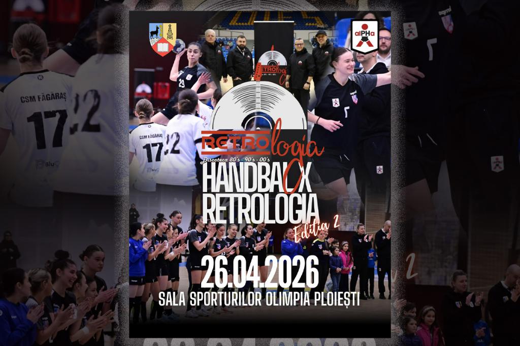 Handbal x Retrologie, ediția a II-a. Strângere de fonduri pentru Carina