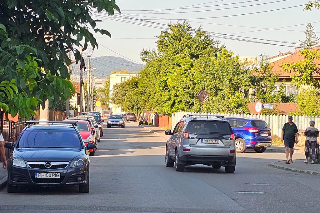 La Câmpina, pe Strada Sondei a fost suspendat sensul unic