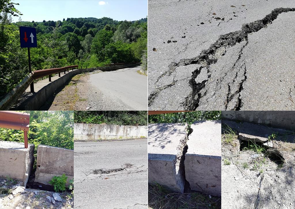 Drumul județean 214 dintre Brebu și Pietriceaua, din ce în ce mai afectat de alunecările de teren