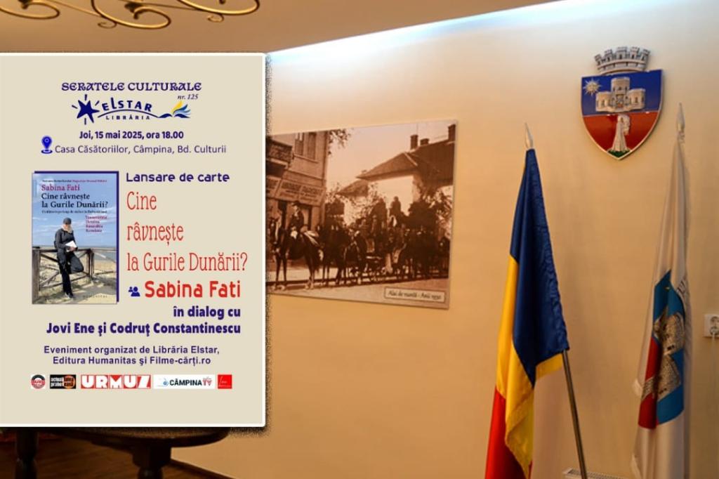 Seratele Culturale ELSTAR. Sabina Fati lansează la Câmpina volumul ”Cine râvnește la Gurile Dunării?”