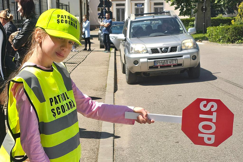 Patrula școlară, un mod de implicare a copiilor în educația rutieră