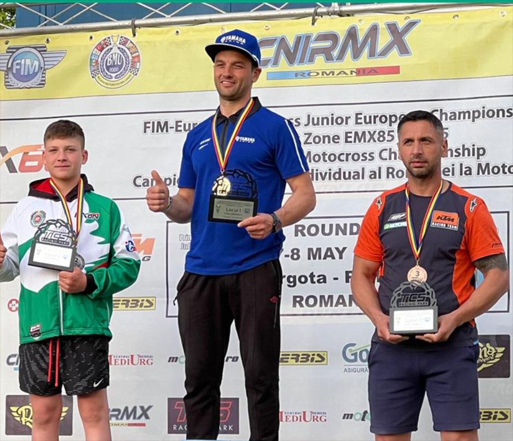 Clasare pe podium pentru Lido Câmpina în etapa a doua a Campionatului Național de Motocros
