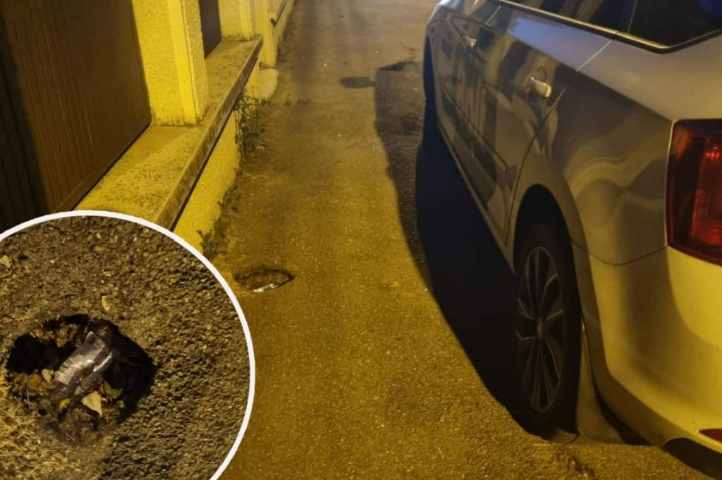 Câmpina, Strada IH Rădulescu. O parcare buclucașă și o... groapă