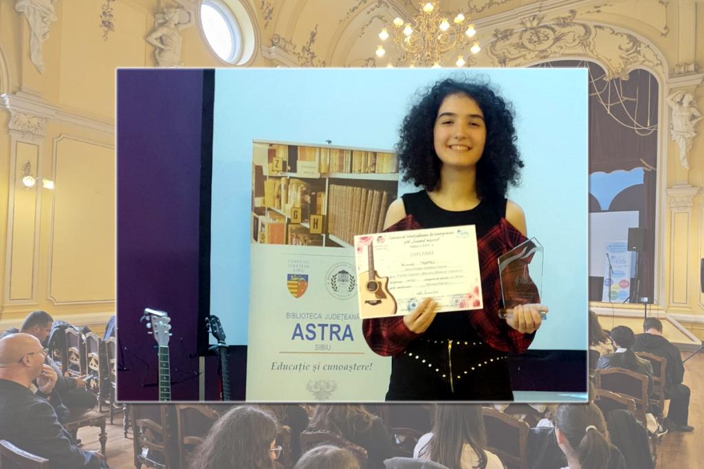 Tânăra câmpineancă Teodora Denisa Fodac a câștigat Trofeul Festivalului-Concurs de Interpretare Folk “Sunetul Muzicii”, Sibiu 2025