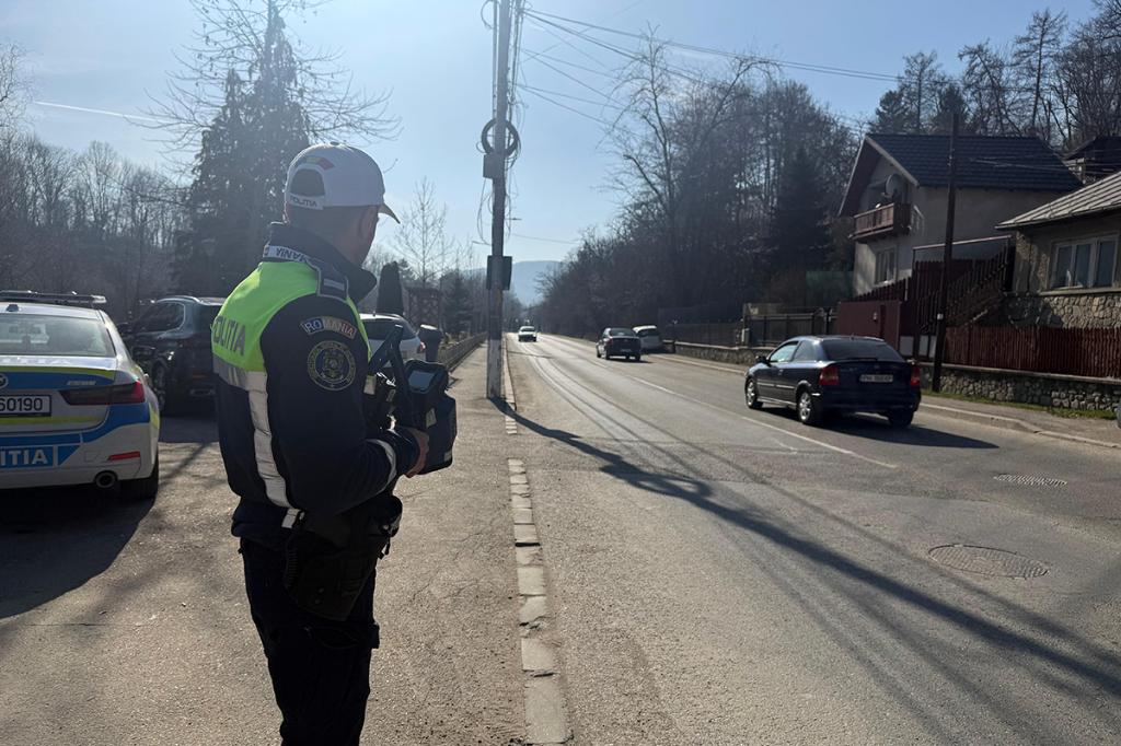 Acțiune de amploare a polițiștilor la Câmpina și în localitățile limitrofe