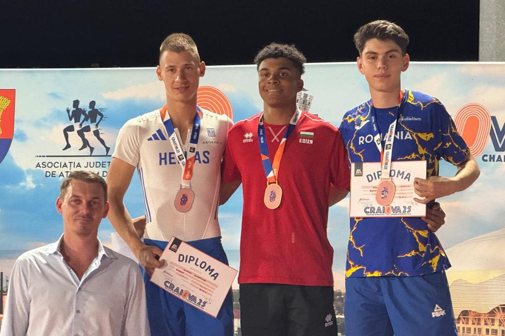 Atleți câmpineni la Balcaniadă. Eduard Unguroaica - pe podium la triplusalt, Ștefan Gagiu - locul 6 la lungime