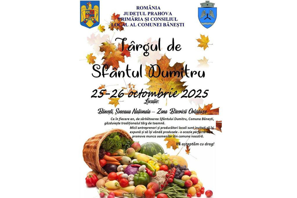 Târg de Sf. Dumitru, la Bănești