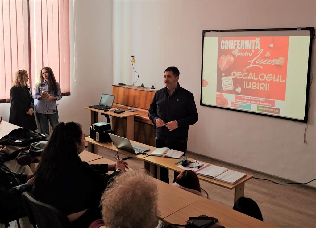 Decalogul iubirii, conferință susținută de profesorul Nicolae Geantă la Liceul ”Constantin Istrati” Câmpina