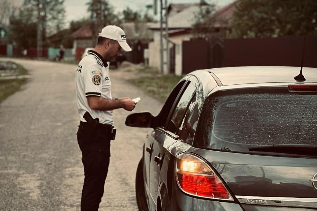 Fără permis și băut, un tânăr s-a urcat la volan, dar a fost oprit în trafic de polițiștii din Câmpina