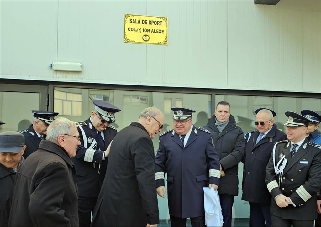 Sala de sport de la Școala de Agenți de Poliție ”Vasile Lascăr” Câmpina a primit numele lui Ion Alexe