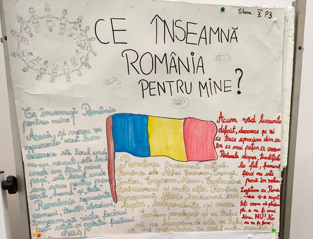 La Liceul Tehnologic ”Constantin Istrati” Câmpina a fost sărbătorită Ziua Națională prin proiectul ”Să ne cinstim strămoșii”