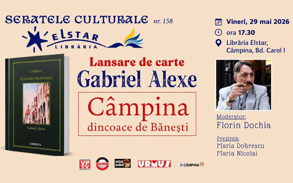 Seratele Culturale Elstar. Poezie și matematică în „Câmpina, dincoace de Bănești”