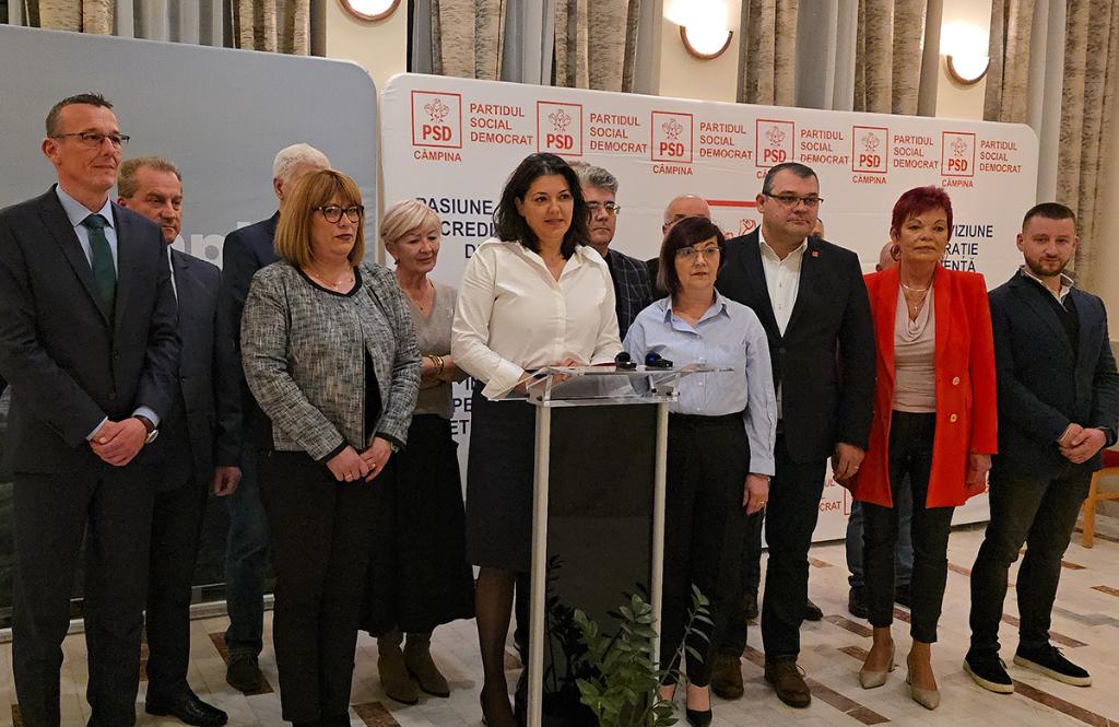 PSD Câmpina: “Respect pentru decizia Partidului Câmpina Curată”. Niciun cuvânt pentru susținerea primarului Irina Nistor, membru PSD