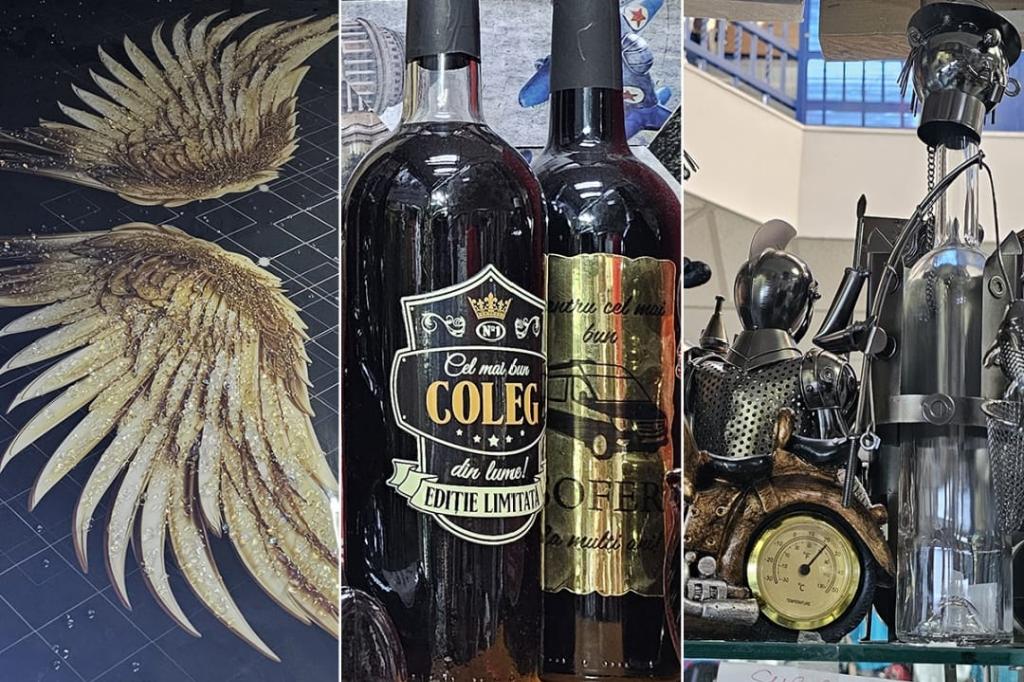 Vinuri personalizate, de colecție, suporturi speciale pentru vinuri și tablouri - la Magazinul INA din Complexul Comercial Mercantis