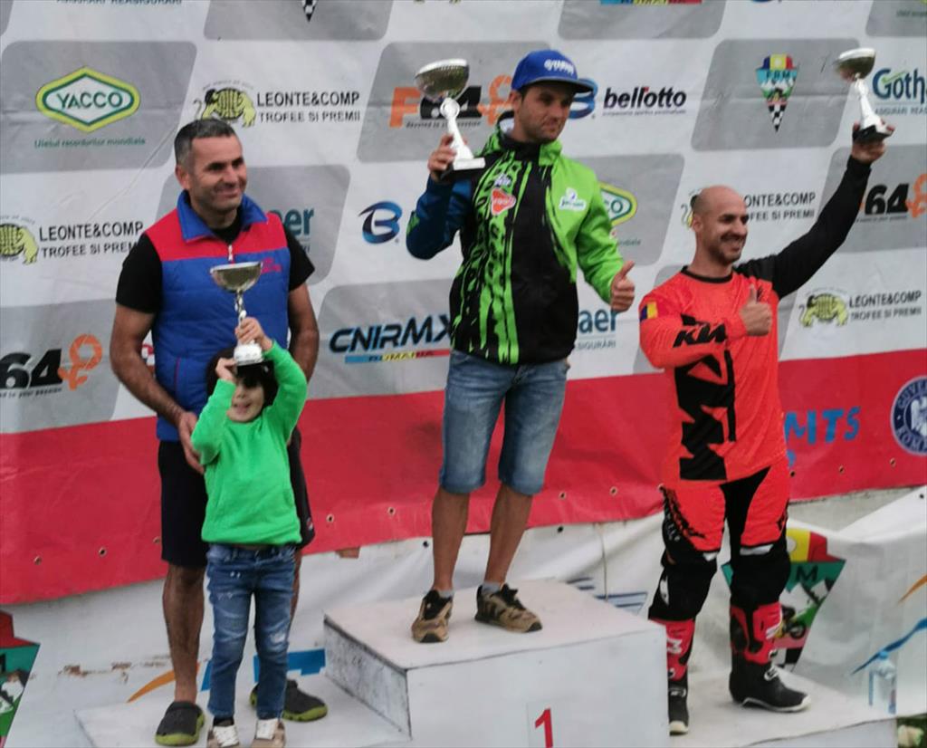 O nouă clasare pe podium pentru Lido Câmpina, la penultima etapă a Campionatului Național de Motocros