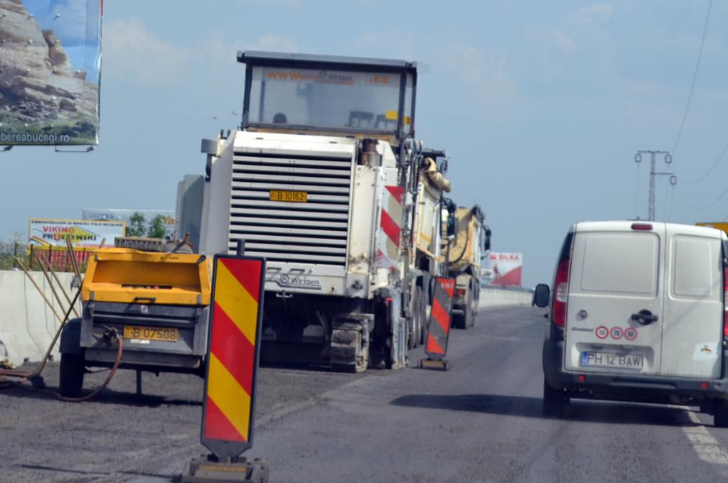 Restricții de circulație pe DN1, pe raza municipiului Câmpina, timp de aproape o lună