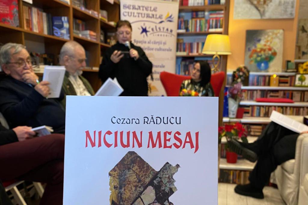Matineu cultural Elstar. Cezara Răducu a lansat volumul „Niciun mesaj”