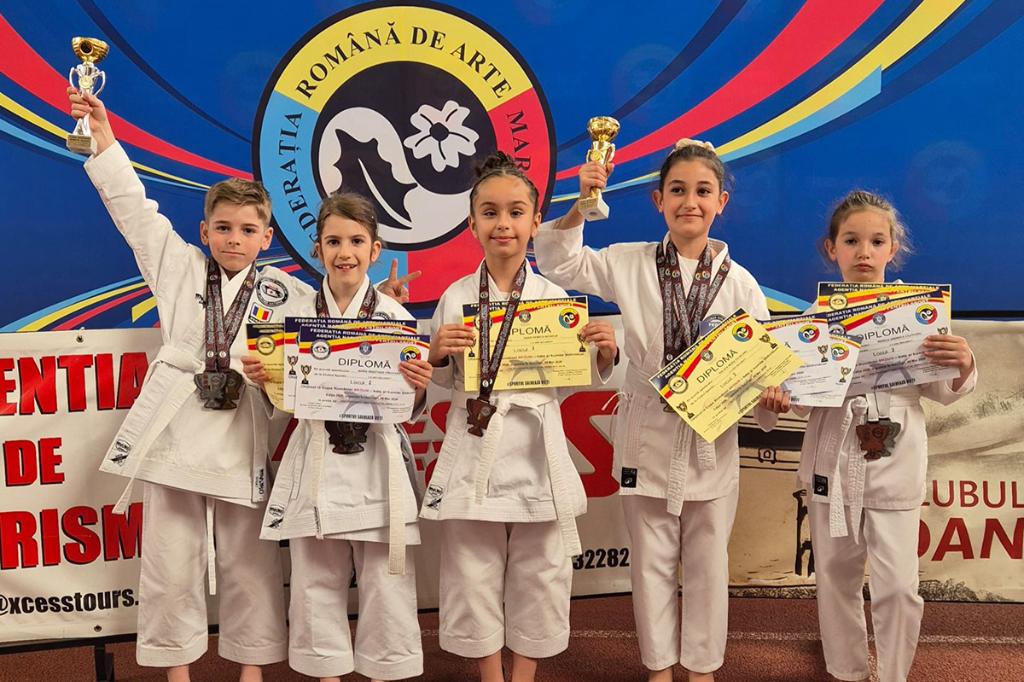 Sportivii din Telega, record de medalii la Cupa României SKDUN