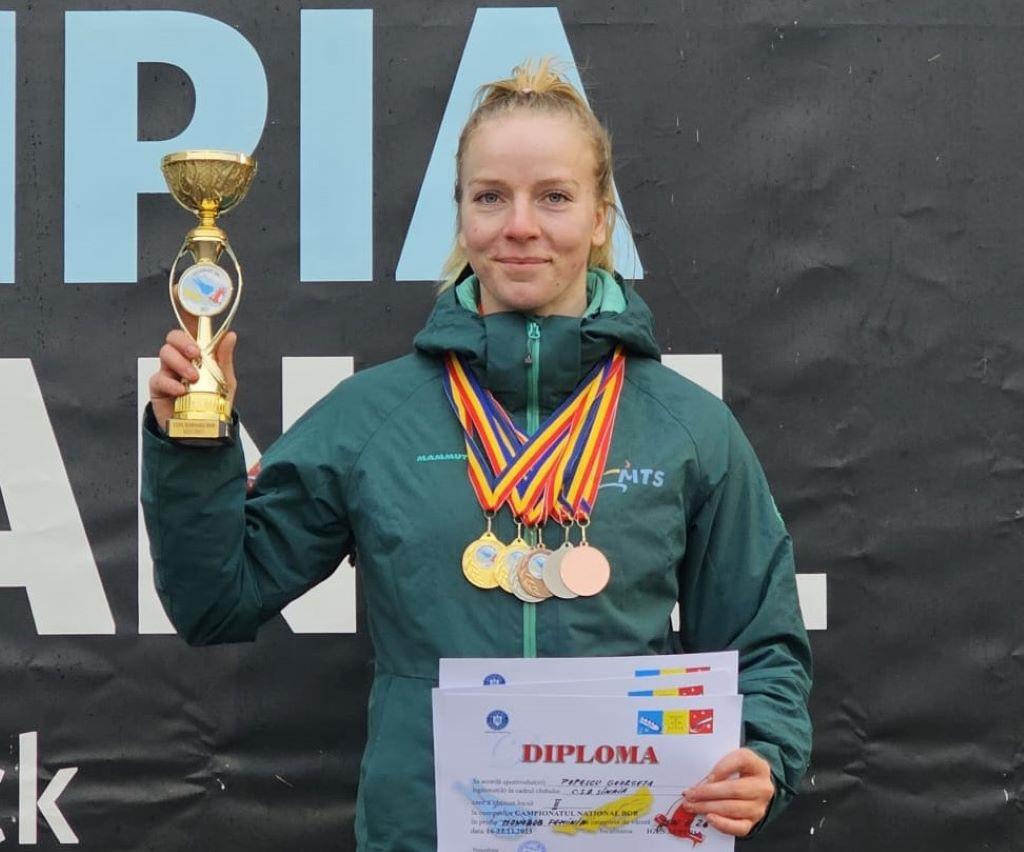 Câmpineanca Georgeta Popescu a câștigat două titluri de campioană la Naționalele României de bob de la... Innsbruck
