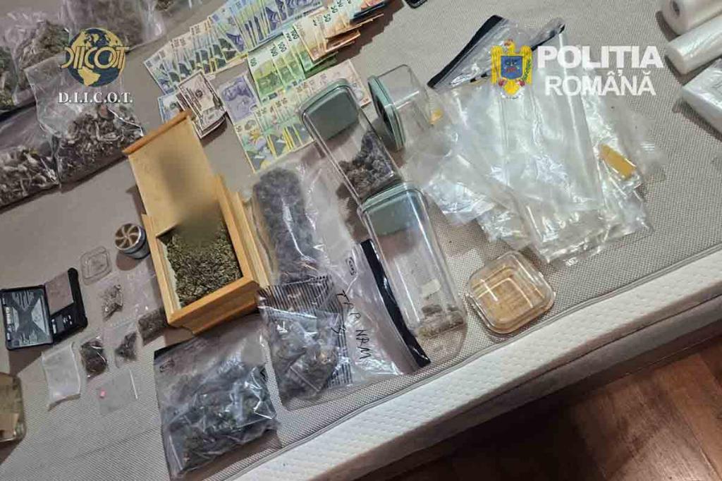 În Prahova, șapte persoane sunt cercetate pentru trafic de droguri de risc și mare risc