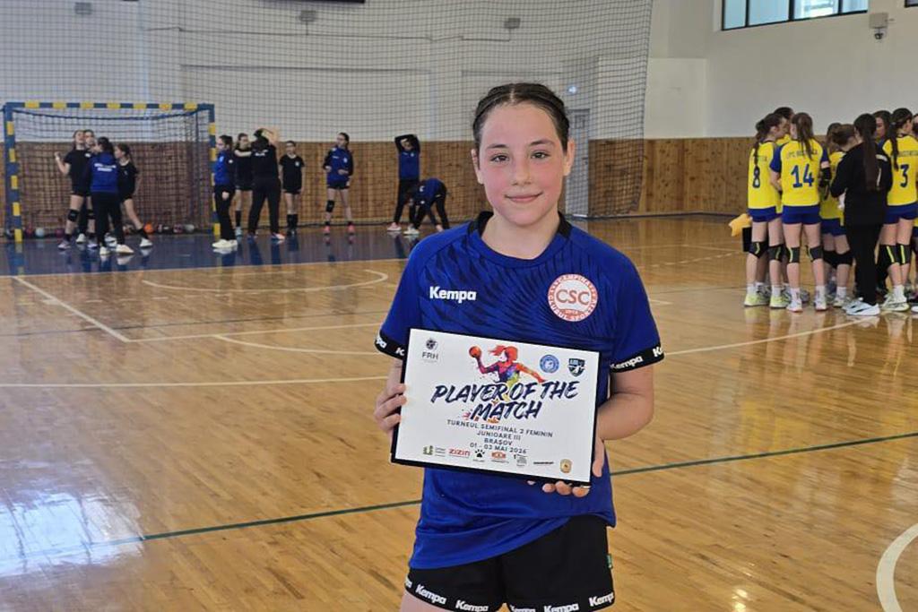 Handbal feminin, juniori III, turneu semifinal II. CS Câmpina - LPS Bistrița 25-44