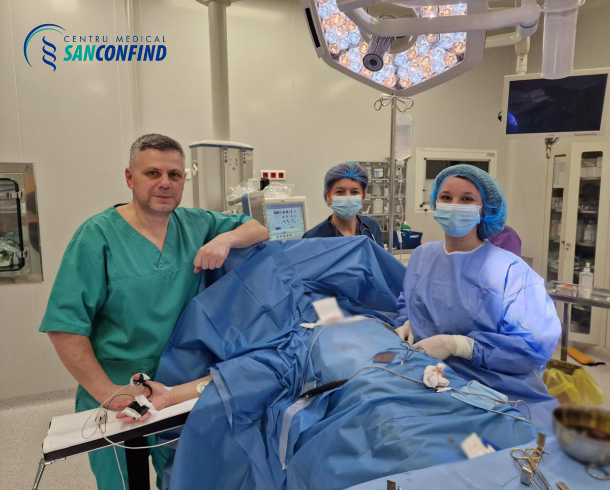 Operație în premieră la Spitalul SanConfind