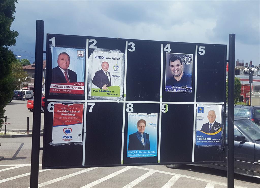 Autoritatea Electorală Permanentă a verificat afișajul electoral din Câmpina