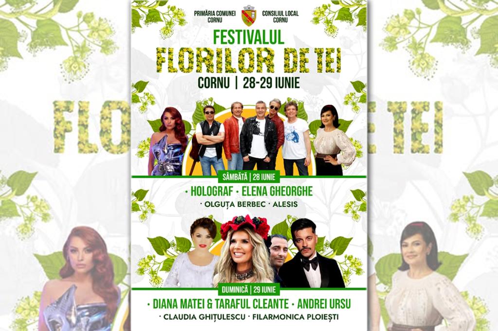 Cornu se pregătește pentru cea de-a XVI-a ediție a Festivalului “Florilor de tei”