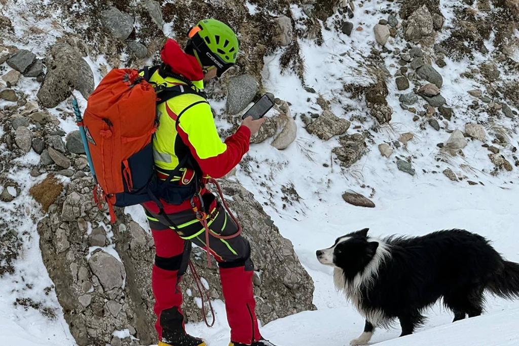 Premieră. Acțiune în Bucegi cu un câine specializat în căutări după o persoană dispărută de trei zile