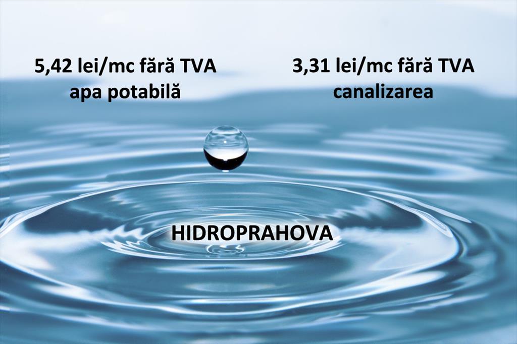 Apa și canalizarea se scumpesc de la 1 martie 2022, în toate localitățile unde operator este HidroPrahova