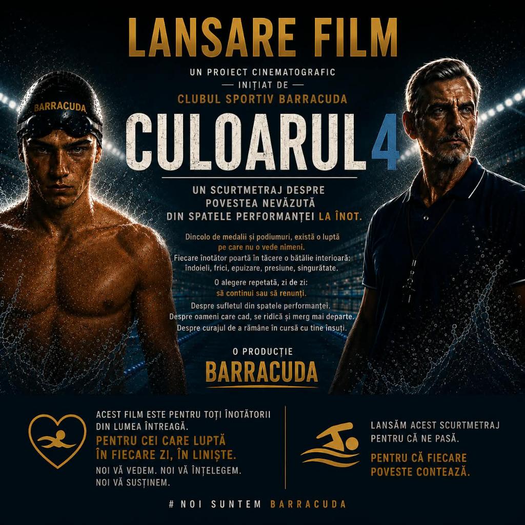 Eveniment inedit la Câmpina. „CULOARUL 4” – un scurtmetraj despre adversarul pe care niciun cronometru nu îl poate măsura