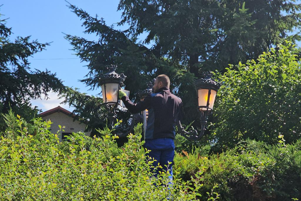 Reparații la iluminatul public din Câmpina