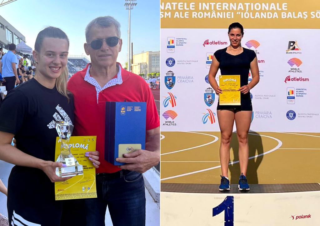 Aur pentru Andreea Lungu și Ioana Baciu (Plăvan) la Campionatele Internaționale de Atletism ale României