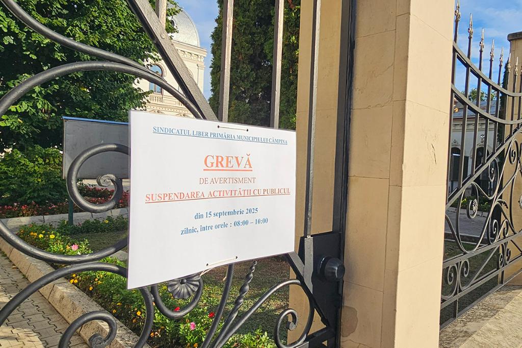 Grevă la Primăria Câmpina. Între orele 8.00 și 10.00 nu se lucrează cu publicul