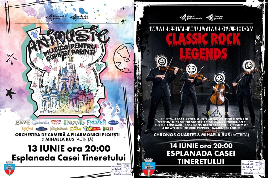 Câmpina Summer Park Music continuă pe 13 și 14 iunie 2026 cu două concerte extraordinare ale Filarmonicii din Ploiești