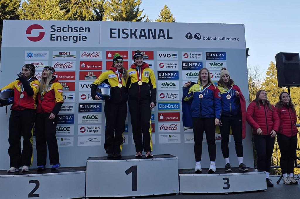 Două prahovence pe podiumul Cupei Europei la bob feminin două persoane